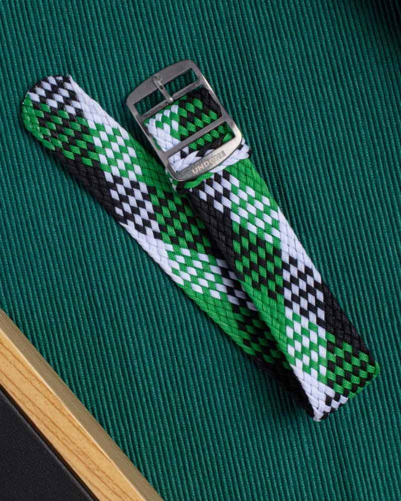 Perlon Pattern Green / Black / White - UNDONE